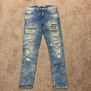 Zara boyfriend jeans - straight legged